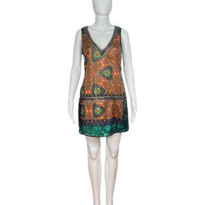 PRE-OWNED - Gusto Lowxury Sequin and Beaded Mini Dress